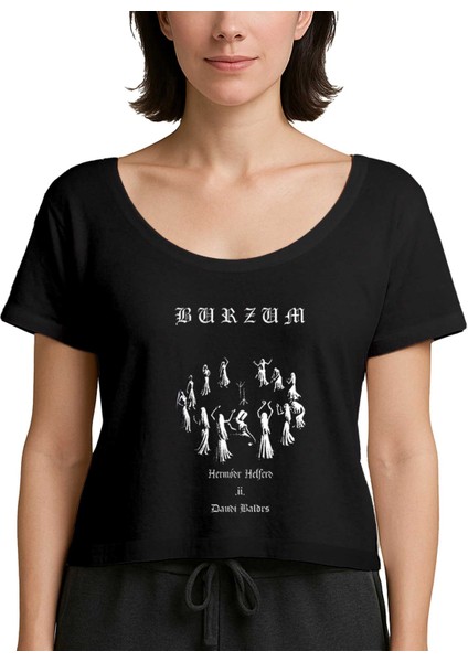 Burzum Graphic Siyah Kadın Tişört