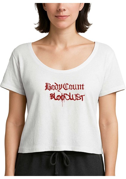 Body Count Bloodlust Beyaz Kadın Tişört