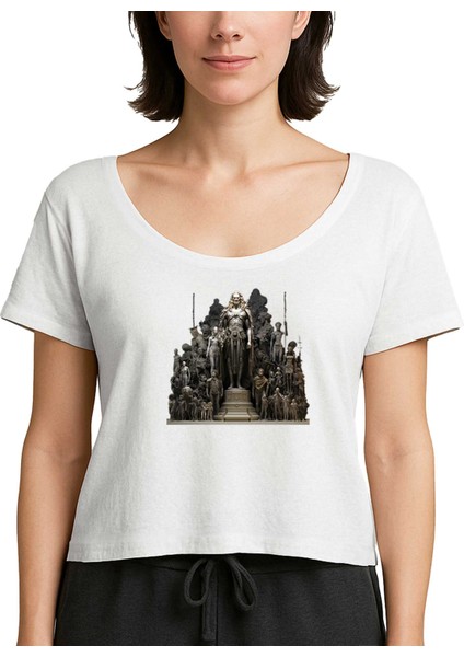 Human History Beyaz Kadın Tişört