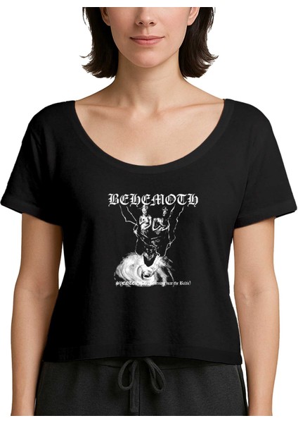 Behemoth Sventevith Siyah Kadın Tişört