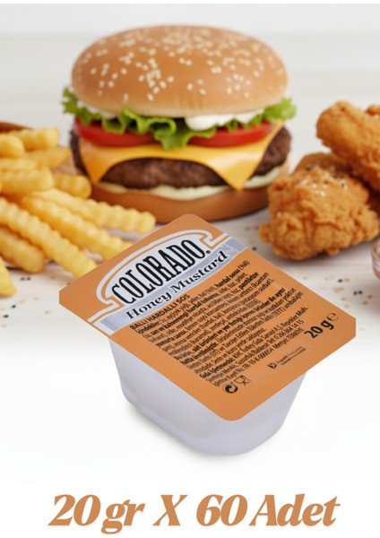 Ballı Hardallı Sos Küvet 20 gr 60 Adet