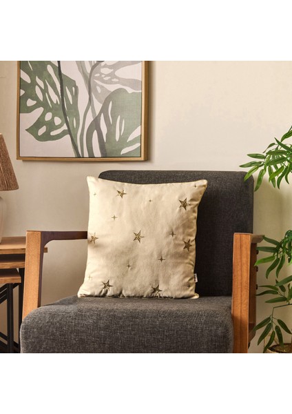 Soft Luna Kırlent - Ekru - 45X45 cm