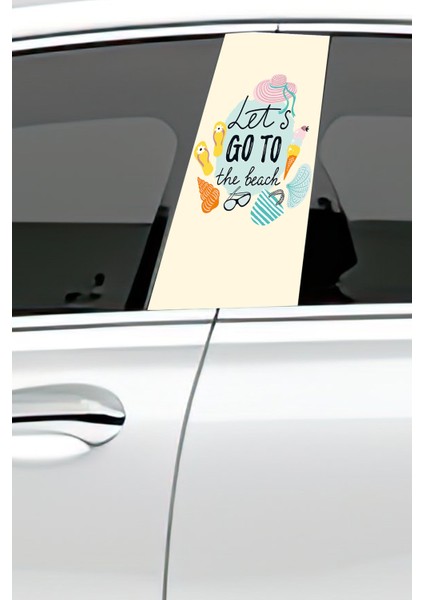 Araç Kapı Direk Kaplama Folyosu Desenli (Sağ Sol Takım) (2 Adet) - 22X50 cm fiyatları