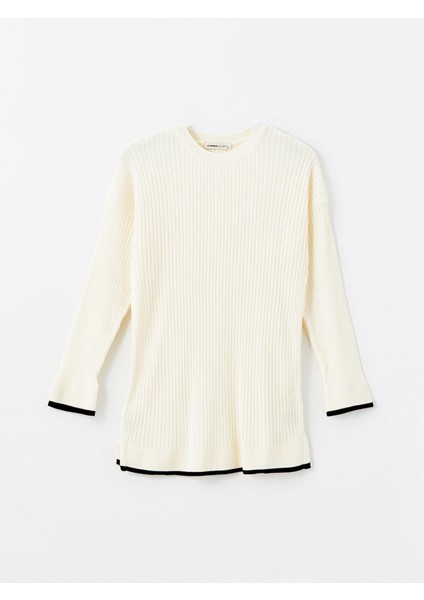 Yeni Sezon Bisiklet Yaka Kadın Triko Tunik indirimleri