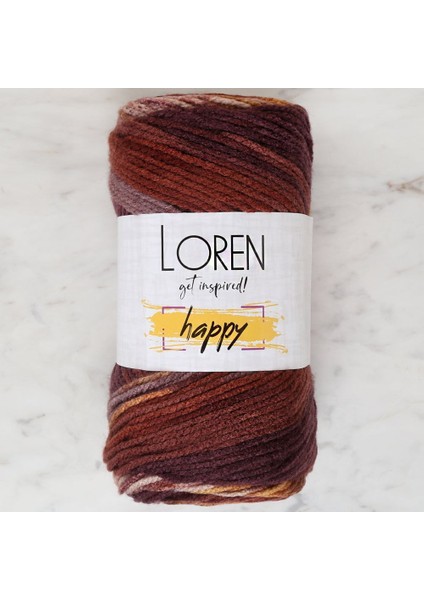 Loren Happy Ebruli El Örgü Ipi - RH020 - 34305