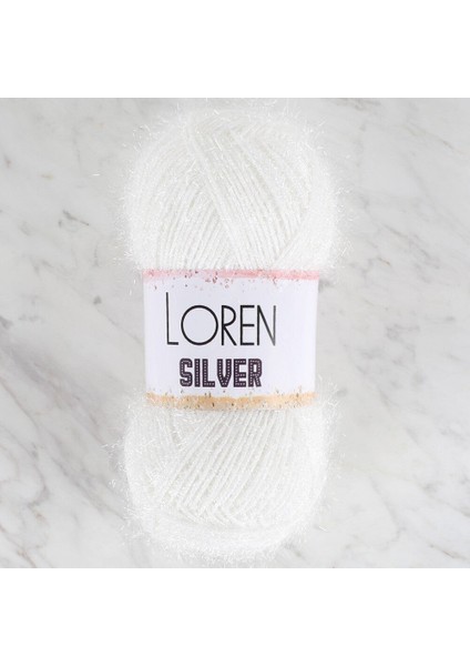 Loren Silver Ekru El Örgü Ipi - Rs-Ekru - 34069