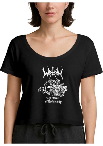 Watain The Essence Of Black Purity Siyah Kadın Tişört
