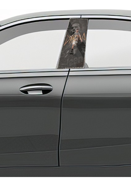 Araç Kapı Direk Kaplama Folyosu Desenli (Sağ Sol Takım) (2 Adet) - 22X50 cm