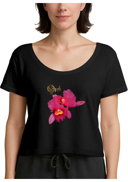 Opeth Orchid Siyah Kadın Tişört