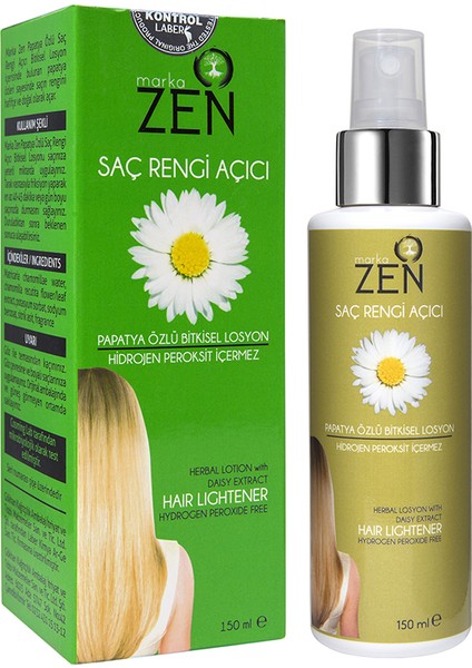 Bitkisel İçerikli Doğal Saç Açıcı Losyon 150 ml. modelleri