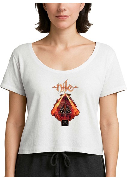 Nile Vile Nilotic Rites Beyaz Kadın Tişört