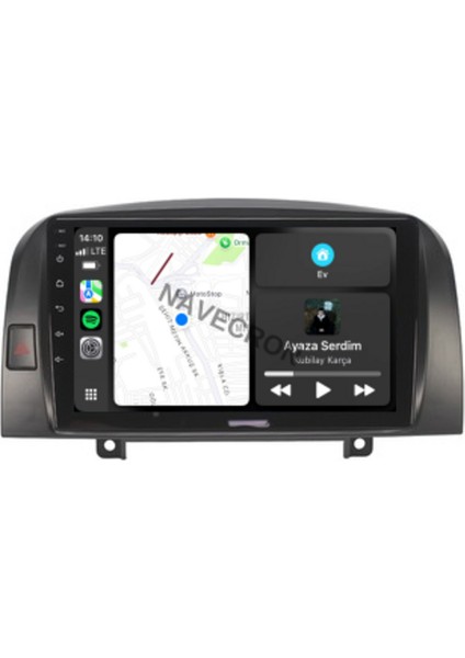 Hyundaı Sonata 2006-08 9" Uyumlu Android Multimedia Gerçek 4/64 Kablosuz Carplay Geri Görüş Kameralı