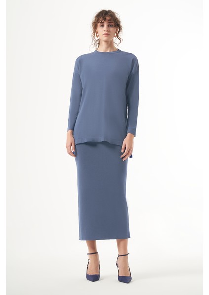 Merserize Çelik Örme Etek 013 Füme modelleri