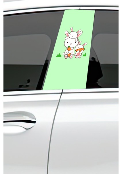 Araç Kapı Direk Kaplama Folyosu Desenli (Sağ Sol Takım) Uyumlu (2 Adet) - 22X50 cm fiyatları