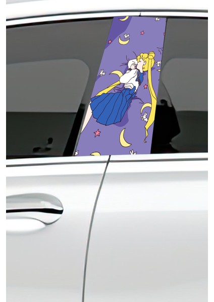 Araç Kapı Direk Kaplama Folyosu Desenli (Sağ Sol Takım) (2 Adet) - 22X50 cm fiyatları