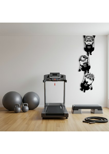 Düşen Minyonlar Temalı Ahşap Duvar Tablosu fiyatları