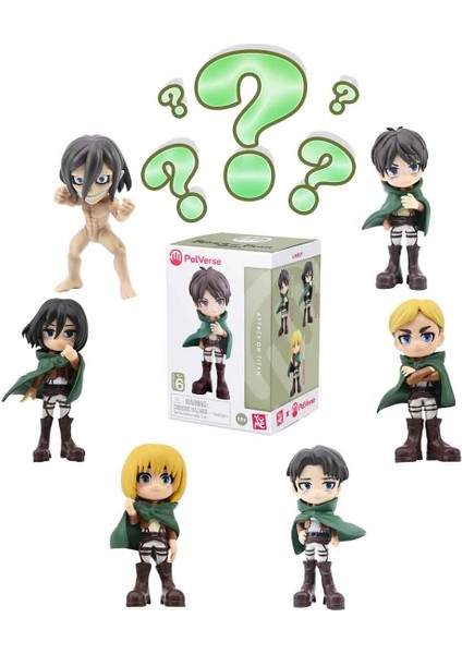Attack On Titan Mini Sürpriz Figür Paketi