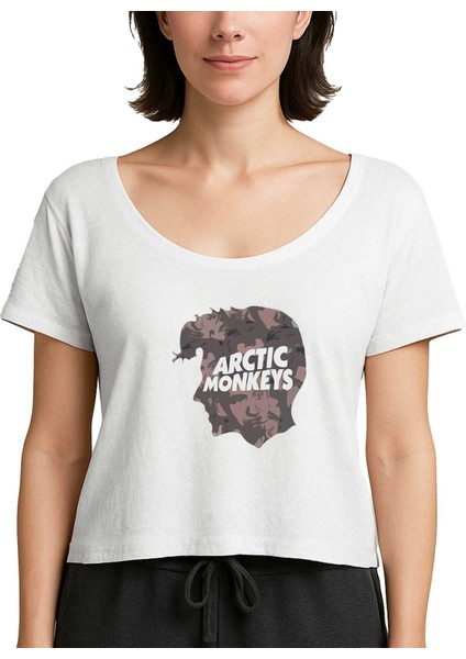 Arctic Monkeys Head Beyaz Kadın Tişört