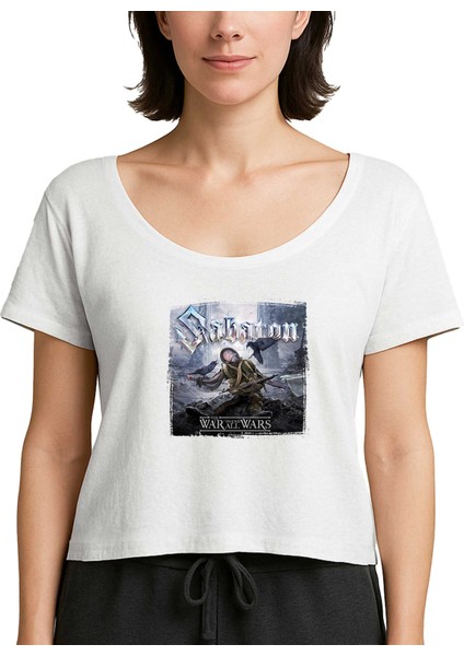 Sabaton The War To End All Wars Beyaz Kadın Tişört