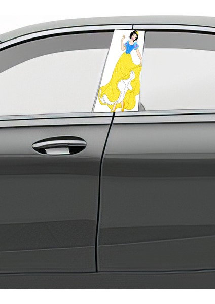 Araç Kapı Direk Kaplama Folyosu Desenli (Sağ Sol Takım) (2 Adet) - 22X50 cm