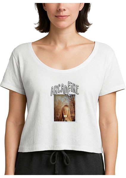 Arcade Fire Owen Pallett Her Beyaz Kadın Tişört