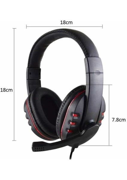 Oyuncu Kulaklığı Kulak Üstü Kablolu Gaming Kulaklık Mikrofonlu Anc Özelliği fırsatları