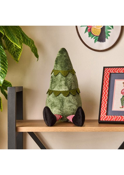 Soft Sevimli Ağaç Figürlü Yastık - Yeşil - 18X30 cm