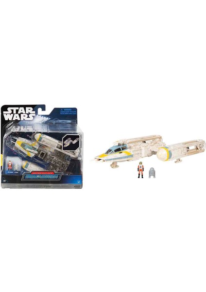 Star Wars Micro Galaxy Squadron Figür ve Araç Seti - Gold Leader's Y-Wing SWJ0089