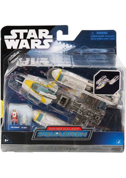 Star Wars Micro Galaxy Squadron Figür ve Araç Seti - Gold Leader's Y-Wing SWJ0089 indirimleri