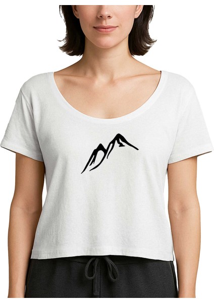 Everestt Siluet Beyaz Kadın Tişört