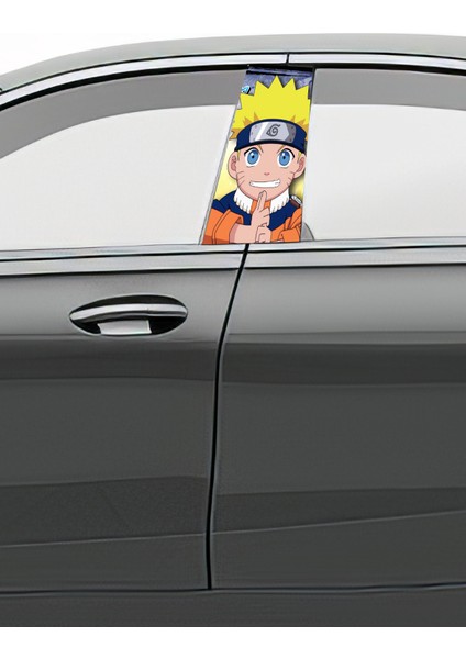 Araç Kapı Direk Kaplama Folyosu Desenli (Sağ Sol Takım) (2 Adet) - 22X50 cm