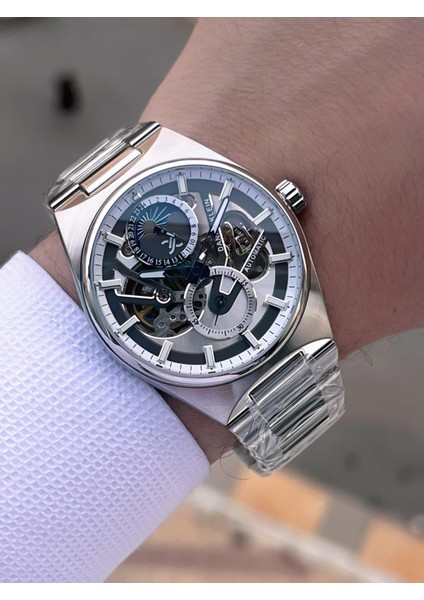 Otomatik ve Manuel Kurmalı Mehtap ve Güneş Kadranlı 3 Atm Erkek Kol Saat FDK.14269.K1 modelleri