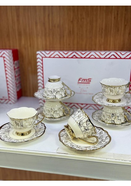 DURU PREMİUM PORSELEN FİNCAN TAKIMI P1214