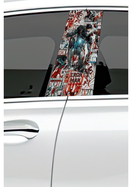 Araç Kapı Direk Kaplama Folyosu Desenli (Sağ Sol Takım) (2 Adet) - 22X50 cm fiyatları