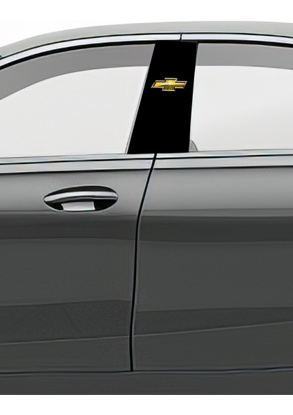 Araç Kapı Direk Kaplama Folyosu Desenli (Sağ Sol Takım) (2 Adet) - 22X50 cm