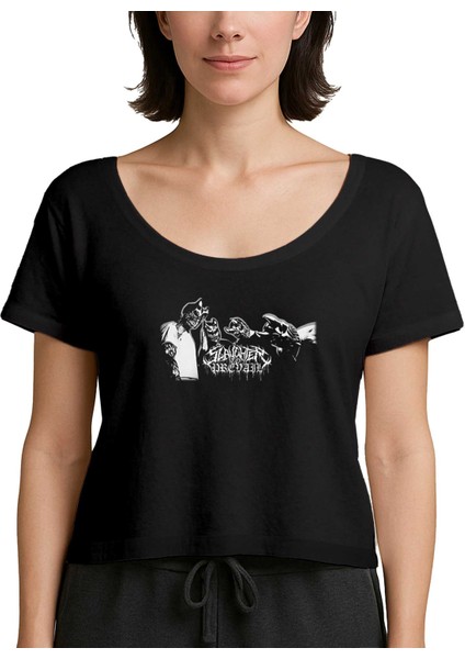 Slaughter To Prevail Group Siyah Kadın Tişört
