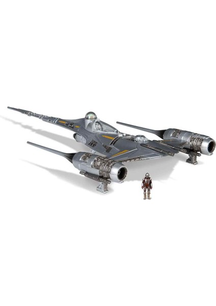 Star Wars Micro Galaxy Squadron Figür ve Araç Seti - The Mandalorian's N-1 Starfighter SWJ0091 fiyatları