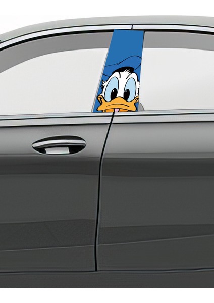 Araç Kapı Direk Kaplama Folyosu Desenli (Sağ Sol Takım) (2 Adet) - 22X50 cm