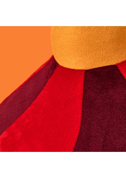 Soft Globo Figürlü Yastık - Kırmızı / Bordo - 30X30 cm indirimleri