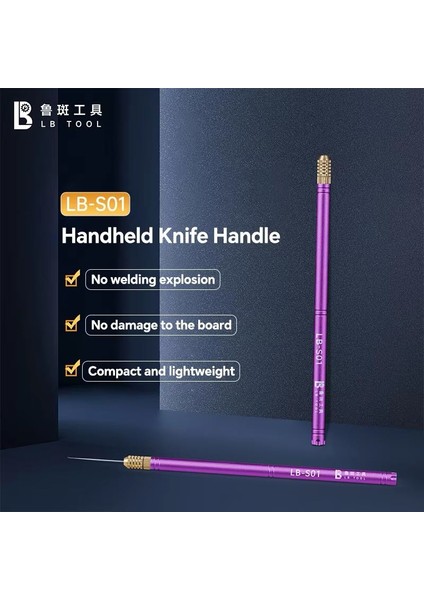 Luban LB-S01 Cep Telefonu Pcb Onarımı Için Ergonomik Elde Taşınabilir Bıçak Sapı fiyatları