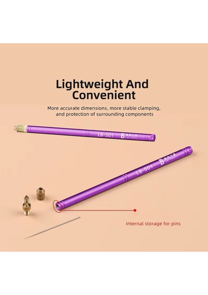 Luban LB-S01 Cep Telefonu Pcb Onarımı Için Ergonomik Elde Taşınabilir Bıçak Sapı fırsatları