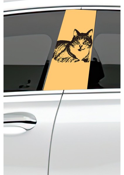 Araç Kapı Direk Kaplama Folyosu Desenli (Sağ Sol Takım) (2 Adet) - 22X50CM Uyumlu fiyatları