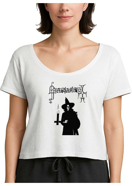 Grausamkeit Satan's Addicktion Beyaz Kadın Tişört