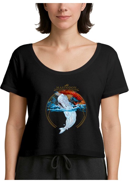 Mastodon Leviathan Siyah Kadın Tişört