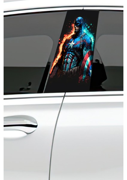 Araç Kapı Direk Kaplama Folyosu Desenli (Sağ Sol Takım) (2 Adet) - 22X50 cm fiyatları