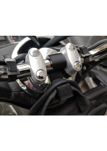Honda Pcx Gidon Poşet Askı Aparatı Siyah / Diğer Açık Gidonlu Motosikletlerle Uyumlu