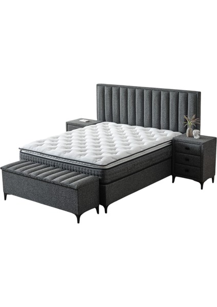 Piano Yatak Takımı | Yatak Baza Başlık Seti