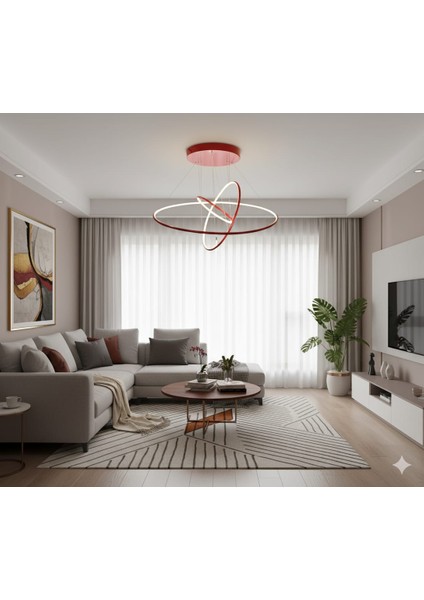 Ringo 3s Dekoratif Sarkıt LED Aydınlatma Avize Siyah 4000K fiyatları