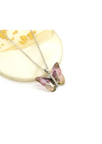 Paslanmaz Çelik Kadın Kolye - Kelebek Kolye KLY-636 fiyatları