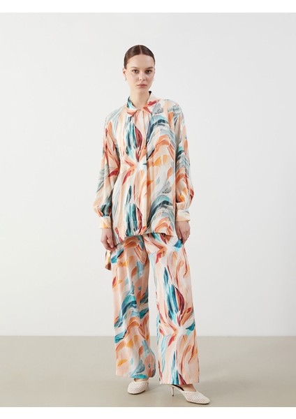 Yeni Sezon Desenli Oversize Kadın Gömlek Tunik fiyatları